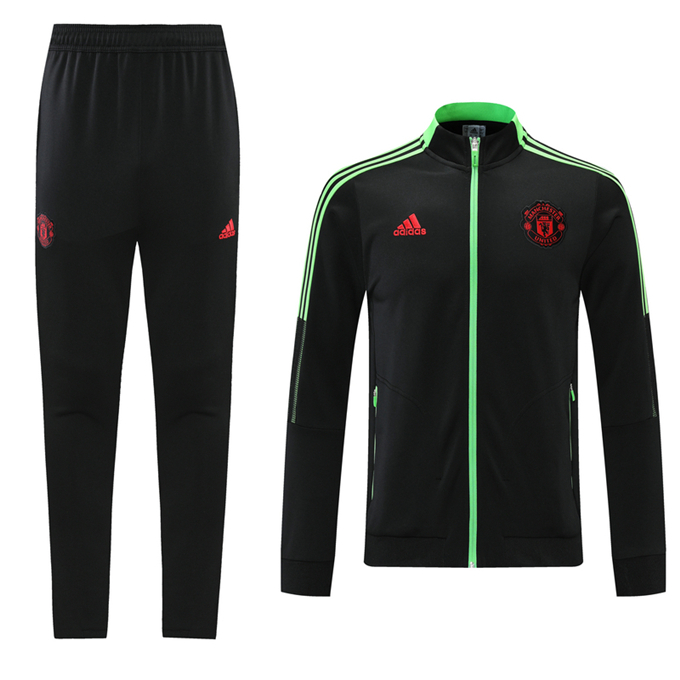 Kit treinamento Manchester United 2021 2022 Adidas oficial preto